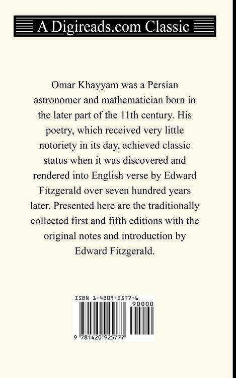 Produktbild: Rubaiyat of Omar Khayyam