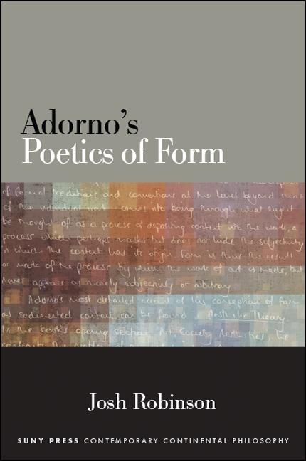 Produktbild: Adorno's Poetics of Form