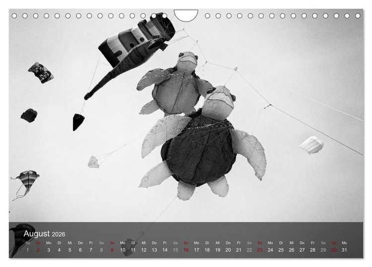 Produktbild: Wangerooge Noir (Wandkalender 2026 DIN A4 quer), CALVENDO Monatskalender