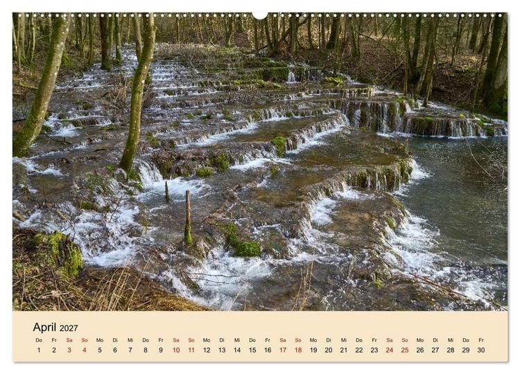 Produktbild: Franken - eine Region voller Naturwunder (Wandkalender 2027 DIN A2 quer), CALVENDO Monatskalender