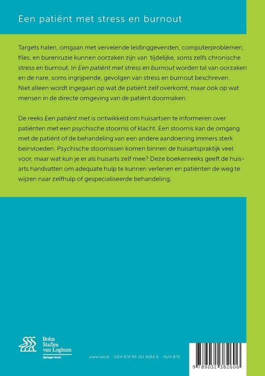 Produktbild: Een pati&euml;nt met stress en burnout