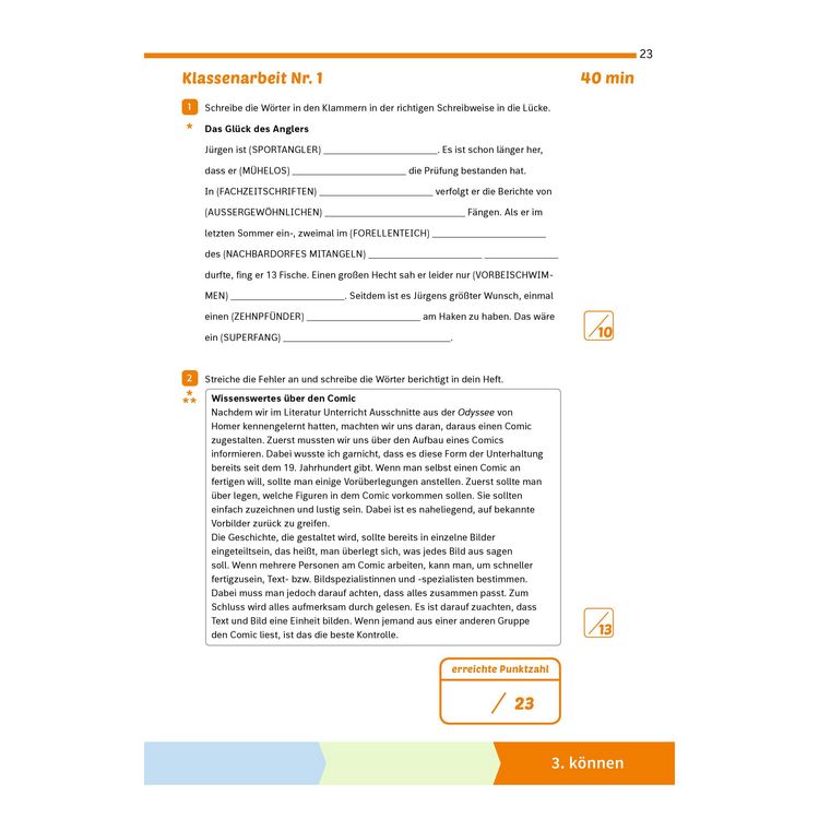 Produktbild: Fit f&uuml;r die Klassenarbeit - Gymnasium Neubearbeitung 2026