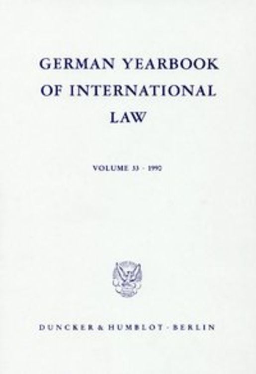 Produktbild: German Yearbook of International Law - Jahrbuch f&uuml;r Internationales Recht.