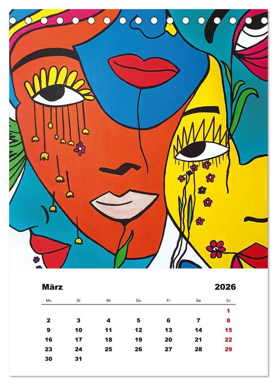 Produktbild: Pop Art - Atelier Zippo (Tischkalender 2026 DIN A5 hoch), CALVENDO Monatskalender