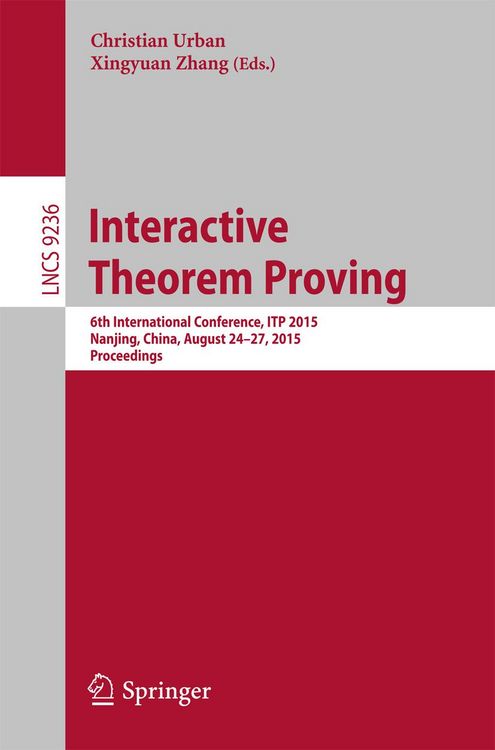 Produktbild: Interactive Theorem Proving