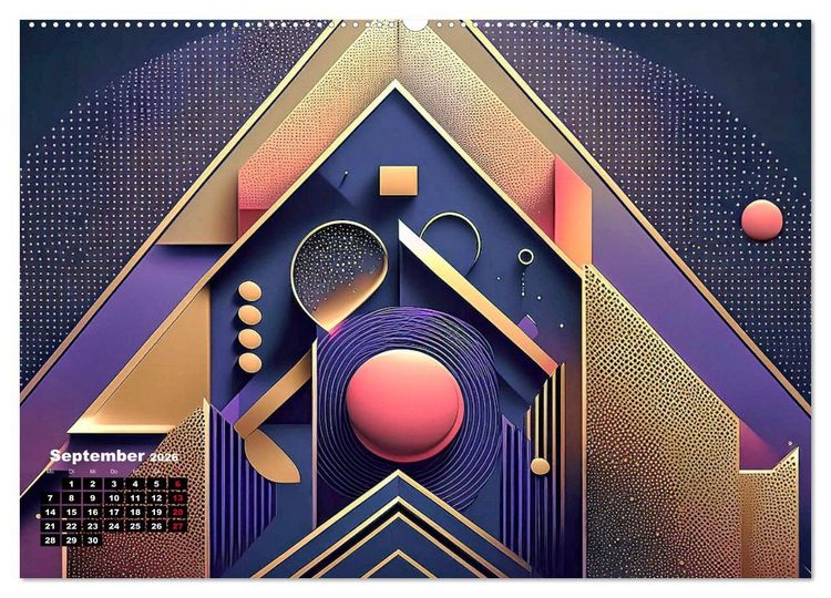 Produktbild: Objektharmonien (hochwertiger Premium Wandkalender 2026 DIN A2 quer), Kunstdruck in Hochglanz