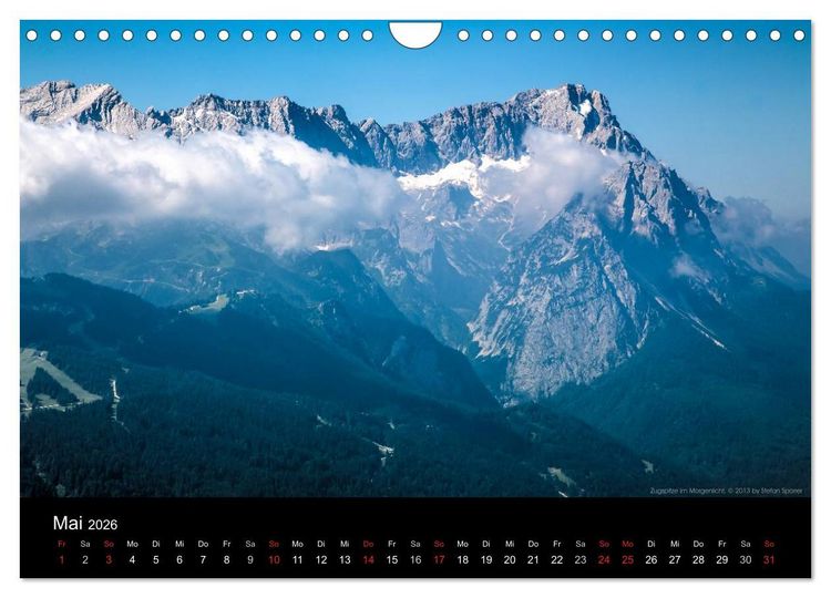 Produktbild: Licht &uuml;ber Bergen und Seen (Wandkalender 2026 DIN A4 quer), CALVENDO Monatskalender