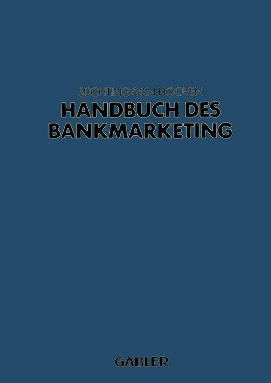 Produktbild: Handbuch des Bankmarketing