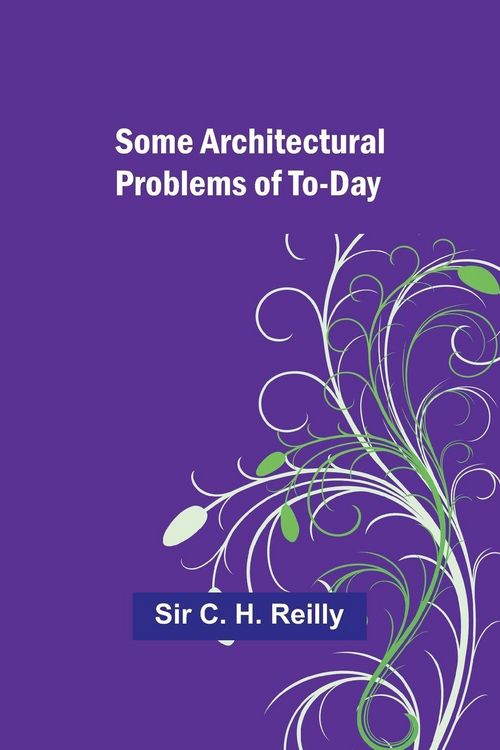 Produktbild: Some architectural problems of to-day