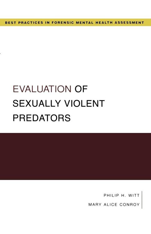 Produktbild: Evaluation of Sexually Violent Predators