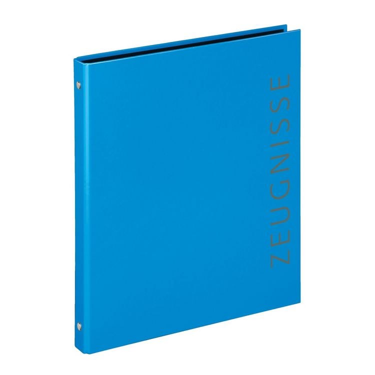 Produktbild: VELOFLEX Zeugnisringbuch blau DIN A4