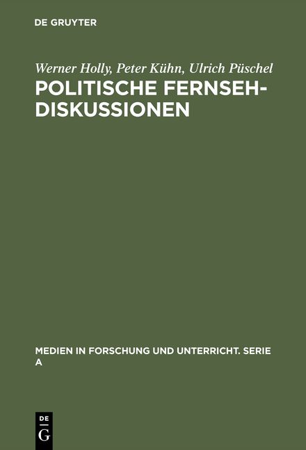 Produktbild: Politische Fernsehdiskussionen