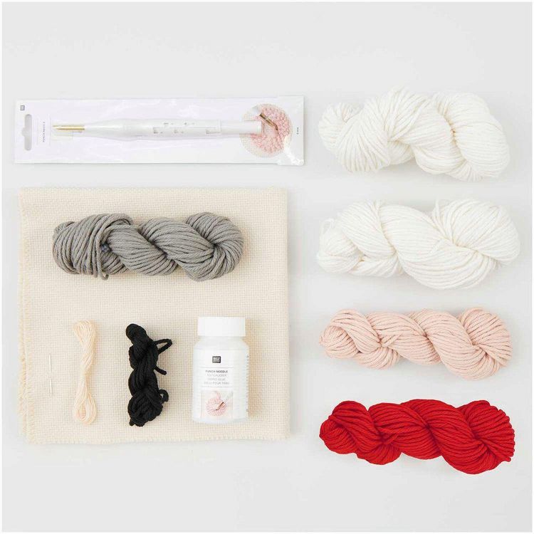 Produktbild: Punch Needle Packung, Weihnachtsmann