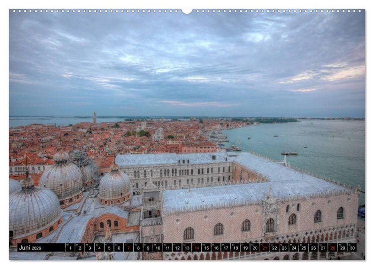 Produktbild: Venedig - Der andere Blick (hochwertiger Premium Wandkalender 2026 DIN A2 quer), Kunstdruck in Hochglanz