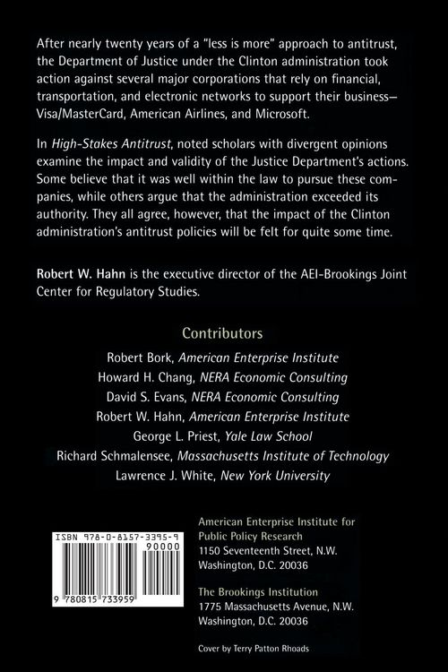Produktbild: High-Stakes Antitrust