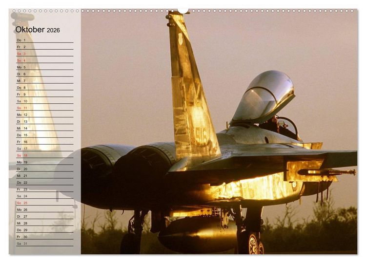 Produktbild: Kampfjets. U.S. Aircraft (hochwertiger Premium Wandkalender 2026 DIN A2 quer), Kunstdruck in Hochglanz