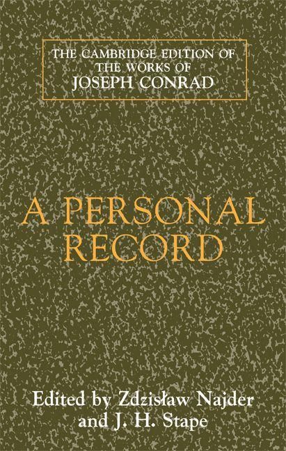 Produktbild: A Personal Record
