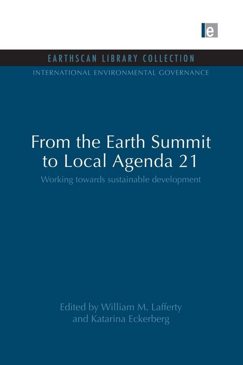Produktbild: From the Earth Summit to Local Agenda 21