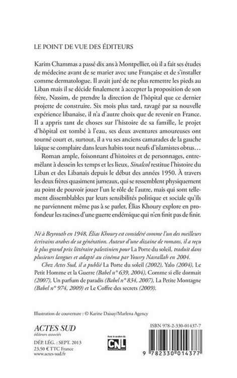 Produktbild: Sinacol. Le miroir bris&eacute;