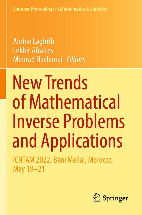 Produktbild: New Trends of Mathematical Inverse Problems and Applications