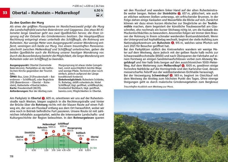 Produktbild: ROTHER Wanderf&uuml;hrer Schwarzwald. Die Mitte und der Norden. 60 Touren zwischen Karlsruhe und Freiburg &ndash; mit Nationalpark Schwarzwald