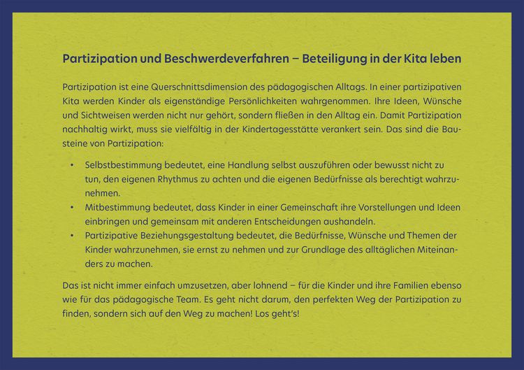 Produktbild: Partizipation in Krippe und Kita. 40 Reflexionskarten f&uuml;r die Teamarbeit