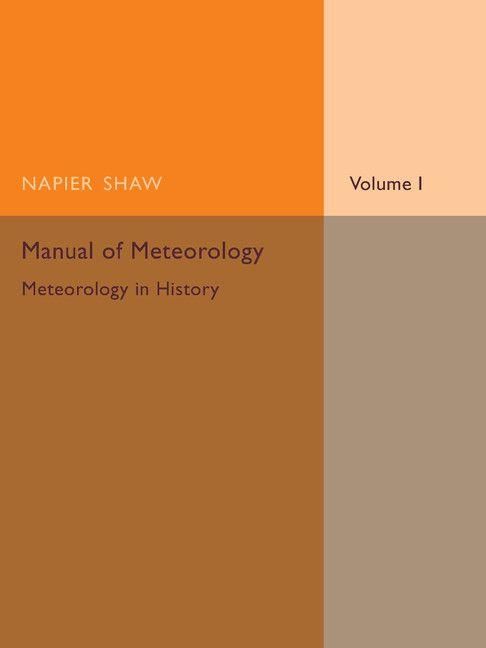 Produktbild: Manual of Meteorology