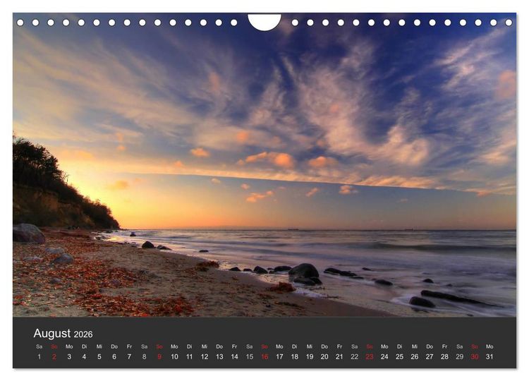 Produktbild: Mecklenburg-Vorpommern (Wandkalender 2026 DIN A4 quer), CALVENDO Monatskalender