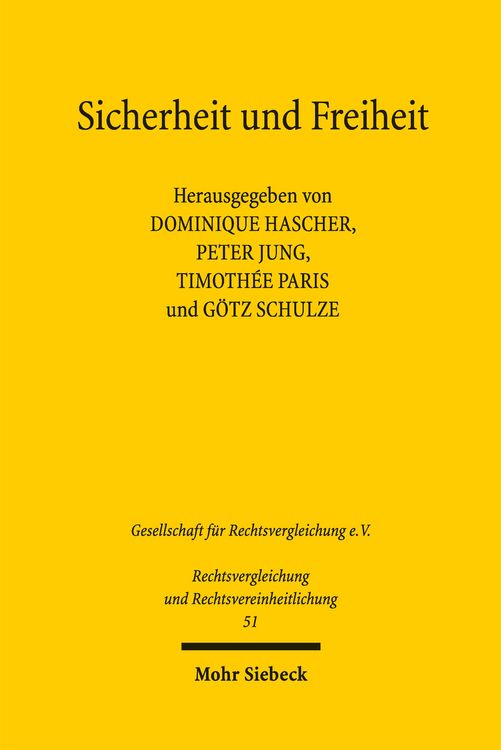 Produktbild: Sicherheit und Freiheit