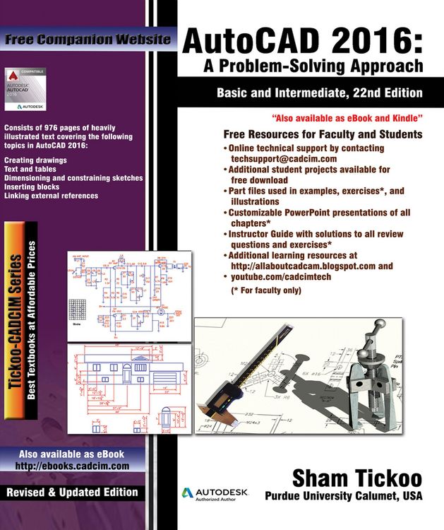 Produktbild: AutoCAD 2016: A Problem-Solving Approach, Basic and Intermediate