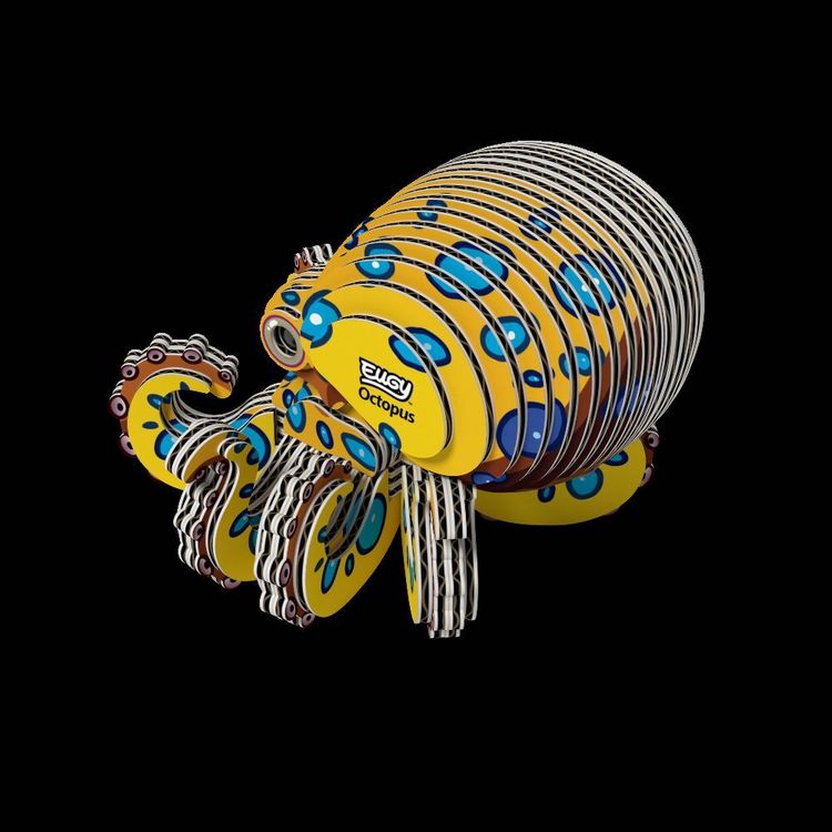 Produktbild: EUGY - 3D Bastelset Oktopus