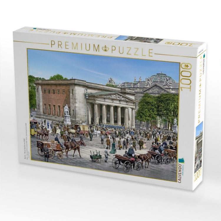 Produktbild: CALVENDO Puzzle Berlin - Neue Wache um 1900 | 1000 Teile Lege-Gr&ouml;&szlig;e 64x48cm Foto-Puzzle f&uuml;r gl&uuml;ckliche Stunden