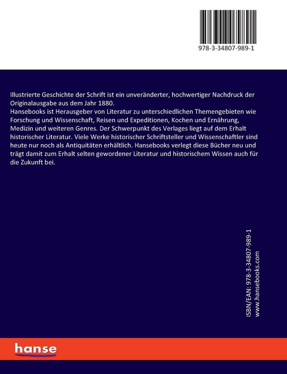 Produktbild: Illustrierte Geschichte der Schrift