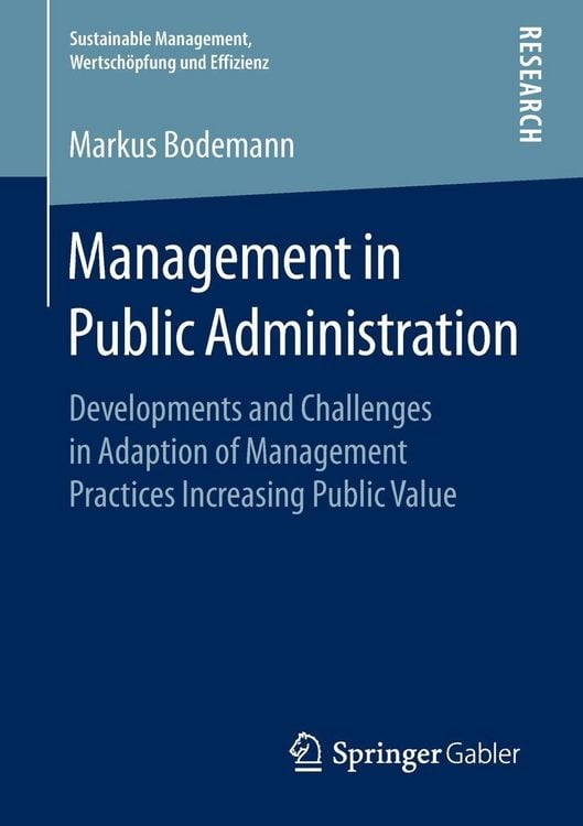 Produktbild: Management in Public Administration