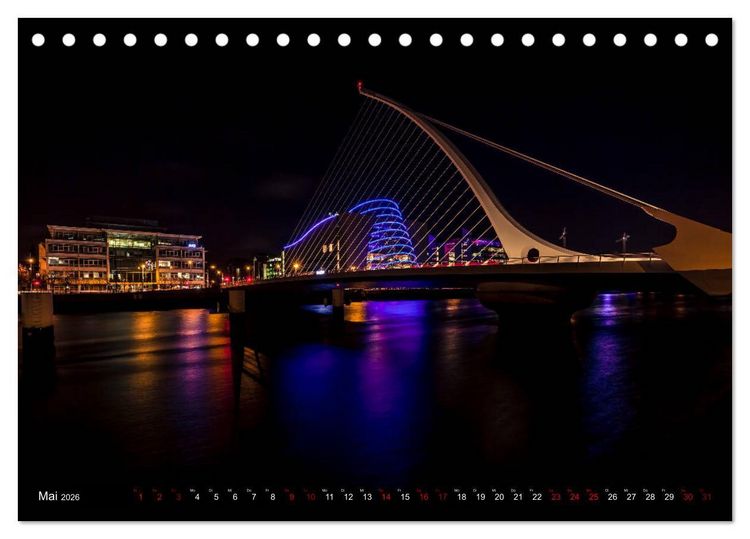 Produktbild: Dublin (Tischkalender 2026 DIN A5 quer), CALVENDO Monatskalender