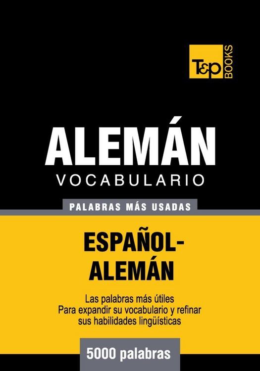 Produktbild: Vocabulario espa&ntilde;ol-alem&aacute;n - 5000 palabras m&aacute;s usadas