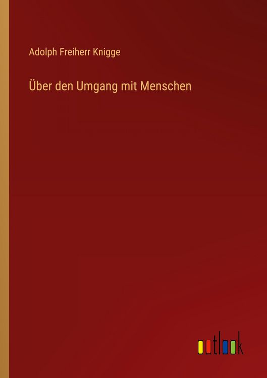Produktbild: Über den Umgang mit Menschen