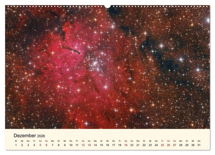 Produktbild: Distant Luminosity: Eine fotografische Reise durch das Universum (hochwertiger Premium Wandkalender 2026 DIN A2 quer), Kunstdruck in Hochglanz