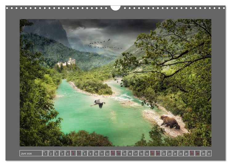 Produktbild: Uraltes Land (Wandkalender 2026 DIN A3 quer), CALVENDO Monatskalender