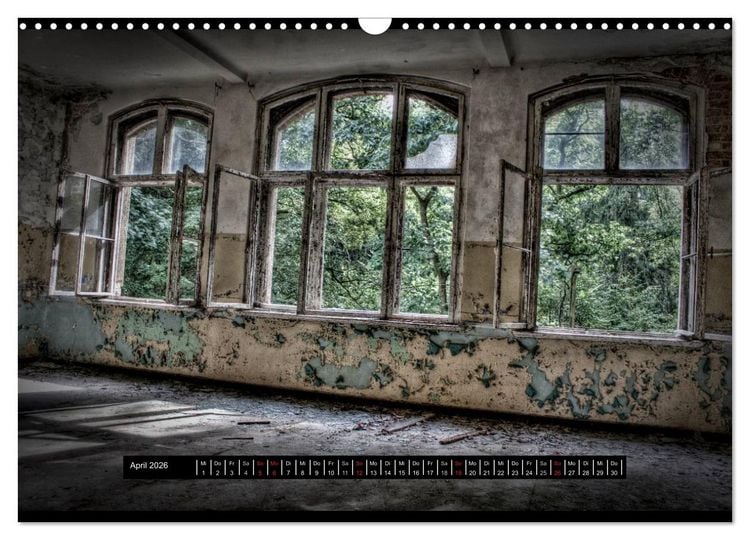 Produktbild: Lost Places, Vergessene Orte / AT-Version (Wandkalender 2026 DIN A3 quer), CALVENDO Monatskalender
