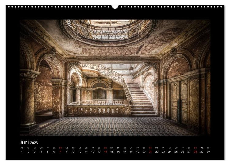 Produktbild: Lost Places - verlassene Orte vergangener Glanz (hochwertiger Premium Wandkalender 2026 DIN A2 quer), Kunstdruck in Hochglanz