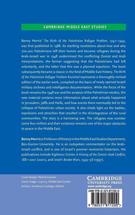 Produktbild: The Birth of the Palestinian Refugee Problem Revisited