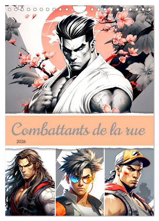 Produktbild: Combattants de la rue (Calendrier mural 2026 DIN A4 horizontal), CALVENDO calendrier mensuel