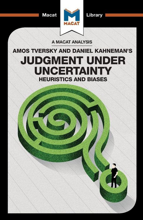 Produktbild: An Analysis of Amos Tversky and Daniel Kahneman's Judgment under Uncertainty