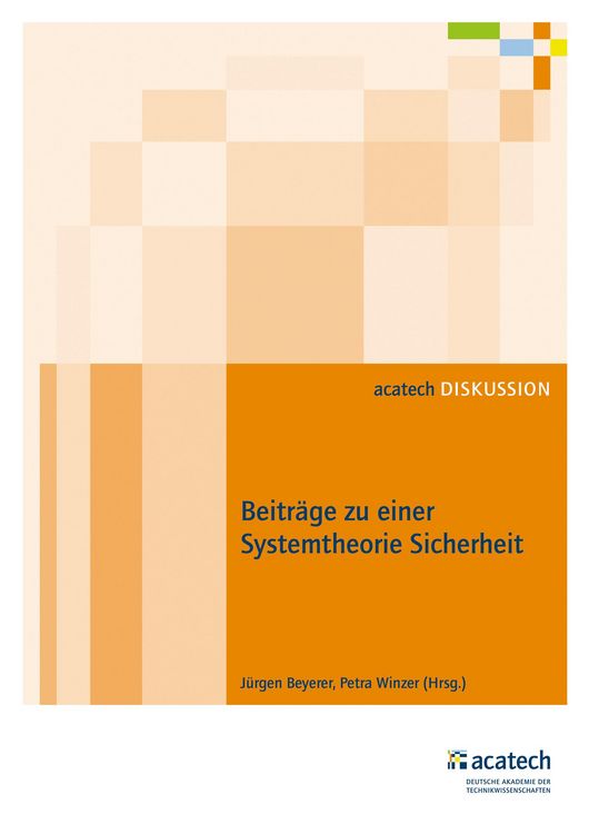 Produktbild: Beitr&auml;ge zu einer Systemtheorie Sicherheit
