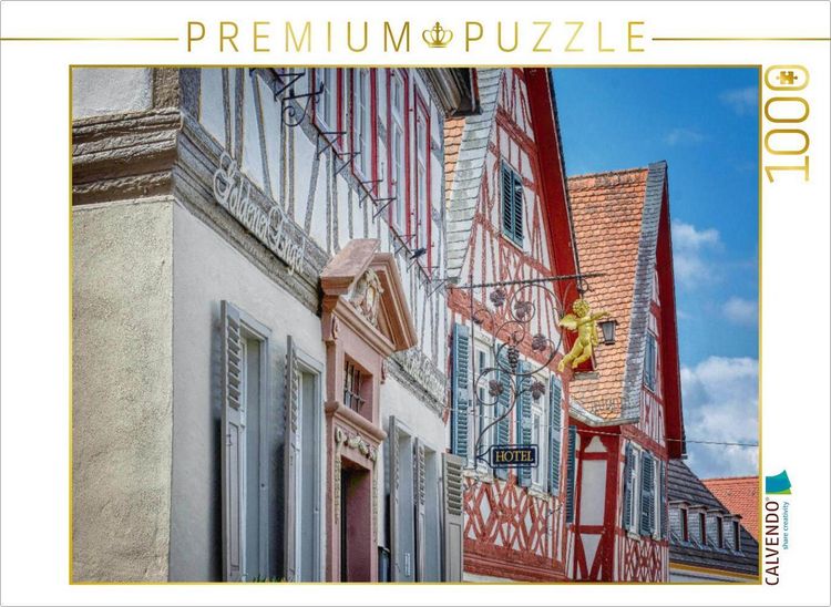Produktbild: CALVENDO Puzzle Fachwerk | 1000 Teile Lege-Gr&ouml;&szlig;e 64x48cm Foto-Puzzle f&uuml;r gl&uuml;ckliche Stunden