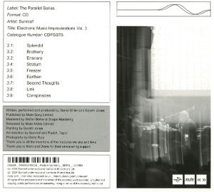 Produktbild: Electronic Music Improvisations Vol. 3