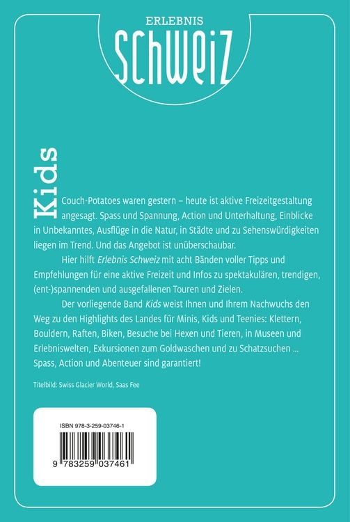 Produktbild: K&uuml;mmerly+Frey Erlebnis Schweiz Kids - Freizeitf&uuml;hrer