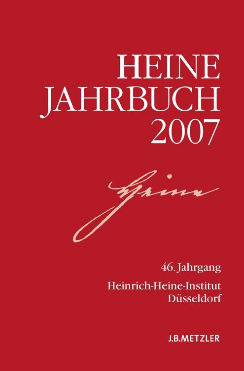 Produktbild: Heine-Jahrbuch 2007