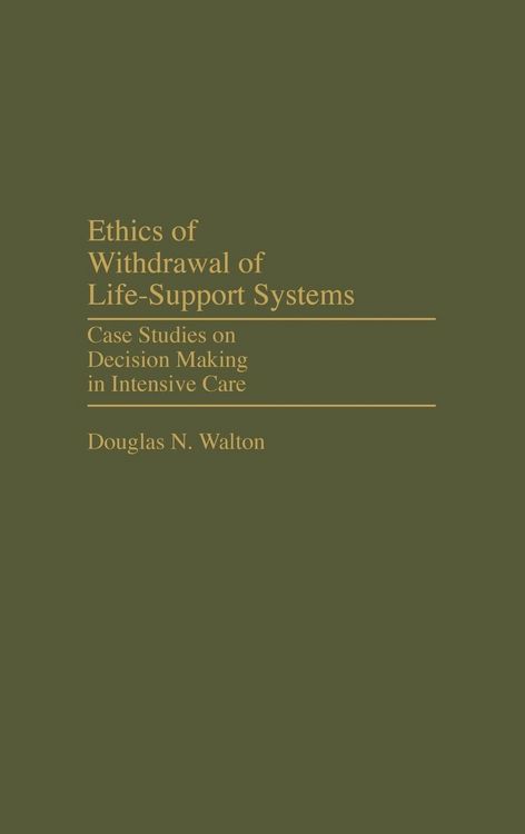 Produktbild: Ethics of Withdrawal of Life-Support Systems